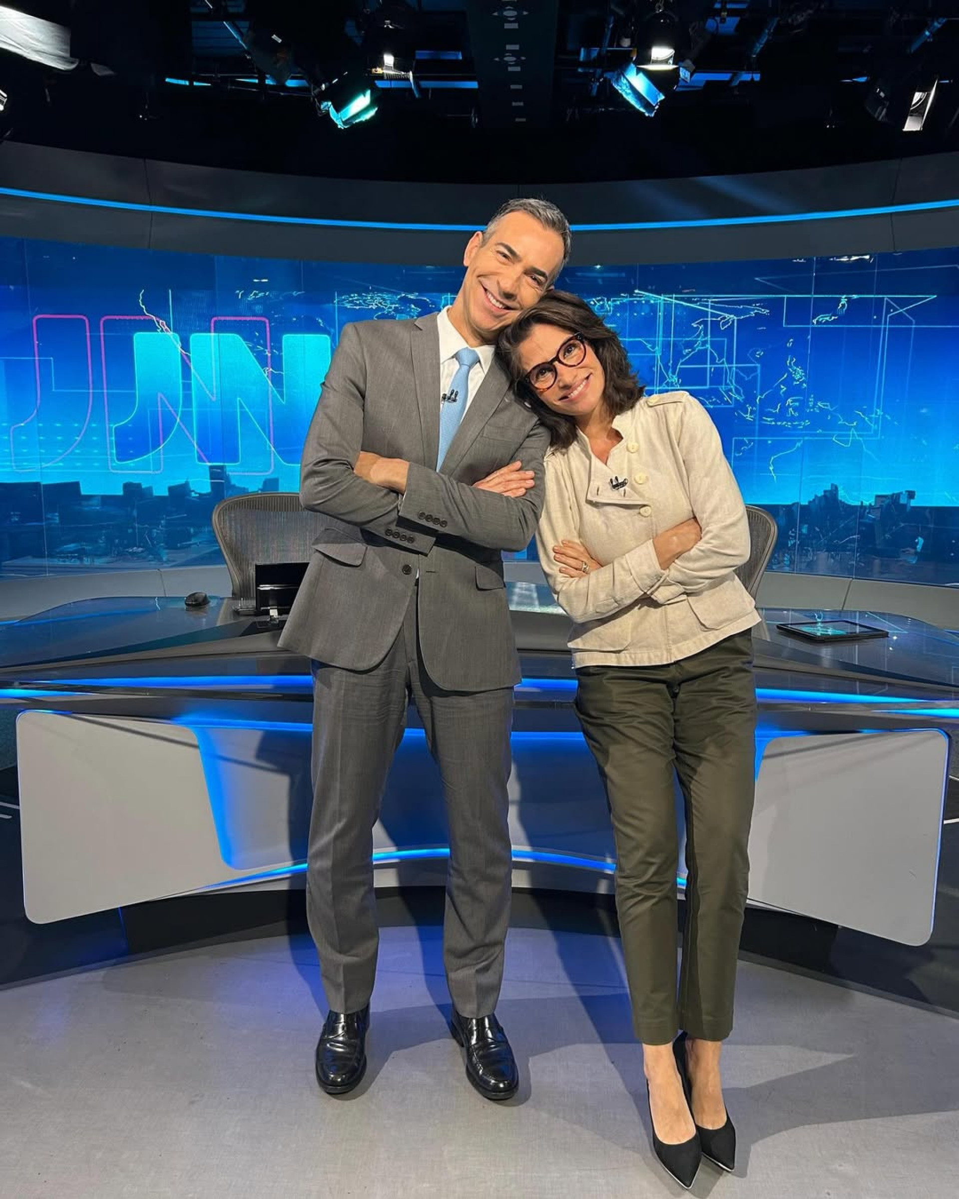 César Tralli será o novo parceiro de Renata Vasconcellos no 'JN' - Reprodução/Instagram 