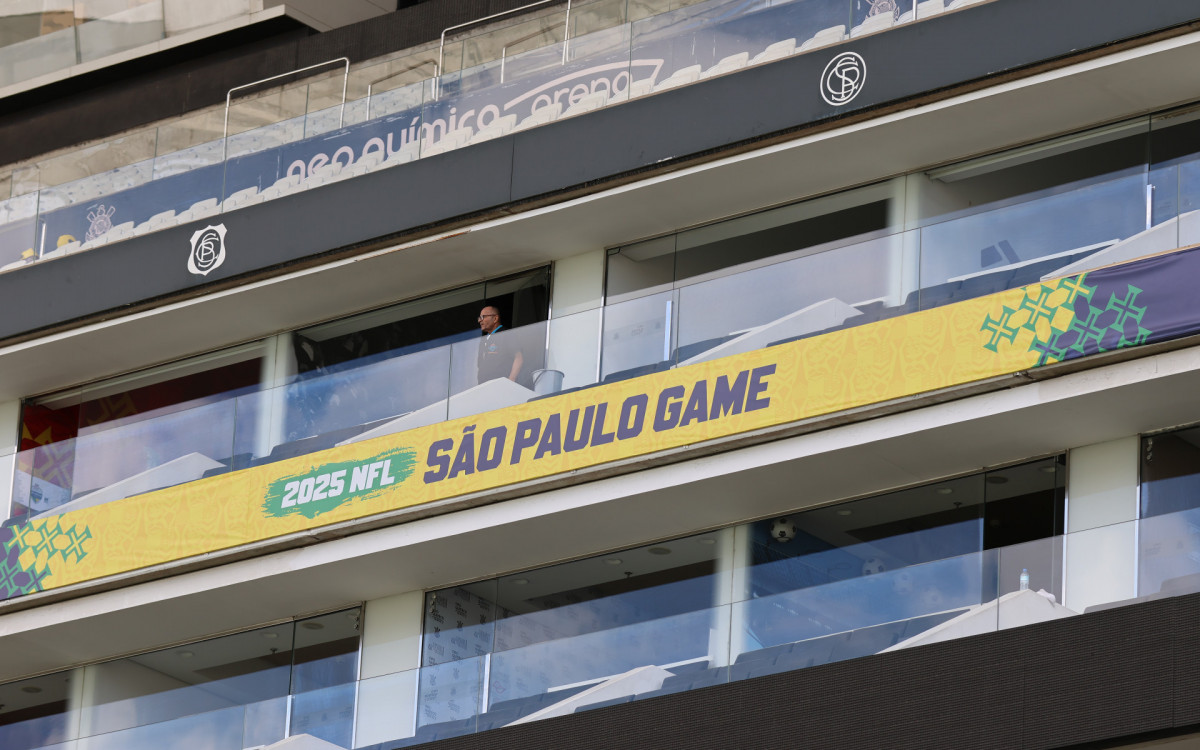 Estádio do Corinthians passa por adaptações para receber jogo da NFL