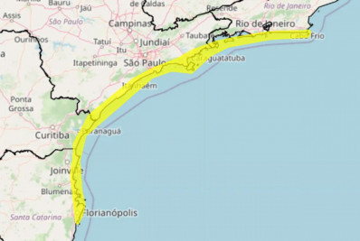 Inmet emite alerta amarelo para ventos costeiros em Saquarema