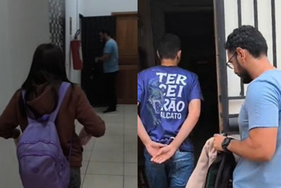Casal de adolescentes é apreendido em escola após realizar roubo com reféns