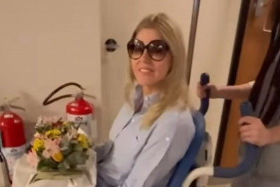 Val Marchiori recebe alta depois de passar por cirurgia para retirada de tumor