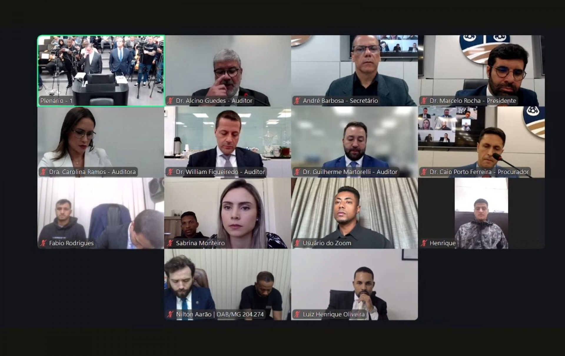 Julgamento de Bruno Henrique - Reprodu&ccedil;&atilde;o/YouTube STJD