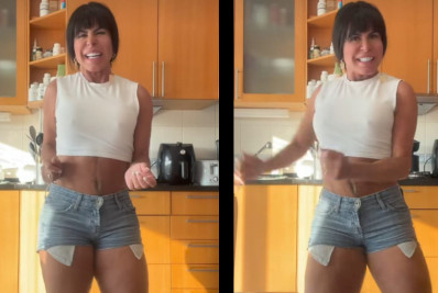 Aos 66 anos, Gretchen dança de shortinho e ganha elogios: 'Que corpão' 