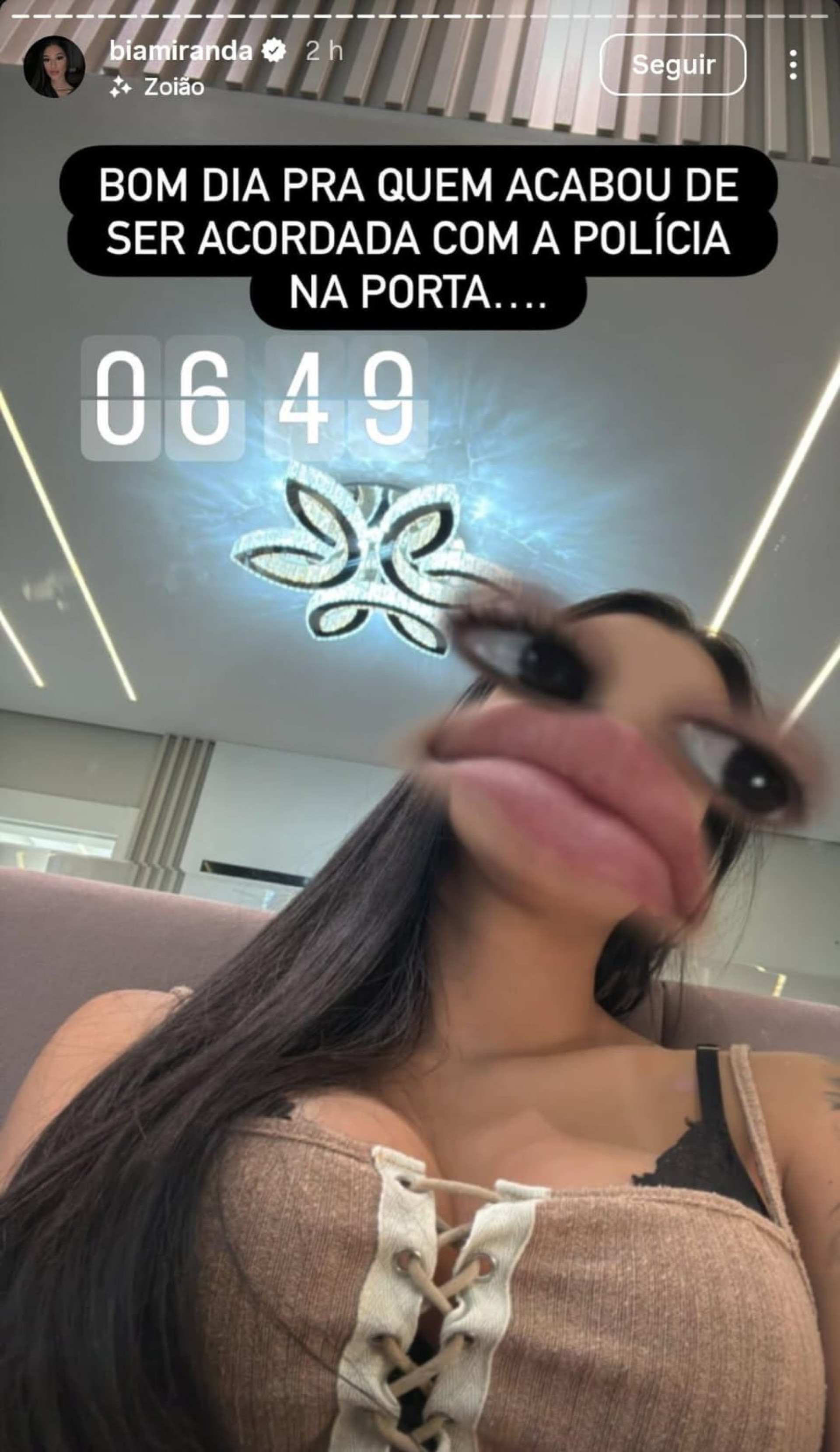 Bia Miranda detalha nova operação policial em casa: 'Levaram celular e Porsche do Samuel' - Reprodução / Instagram