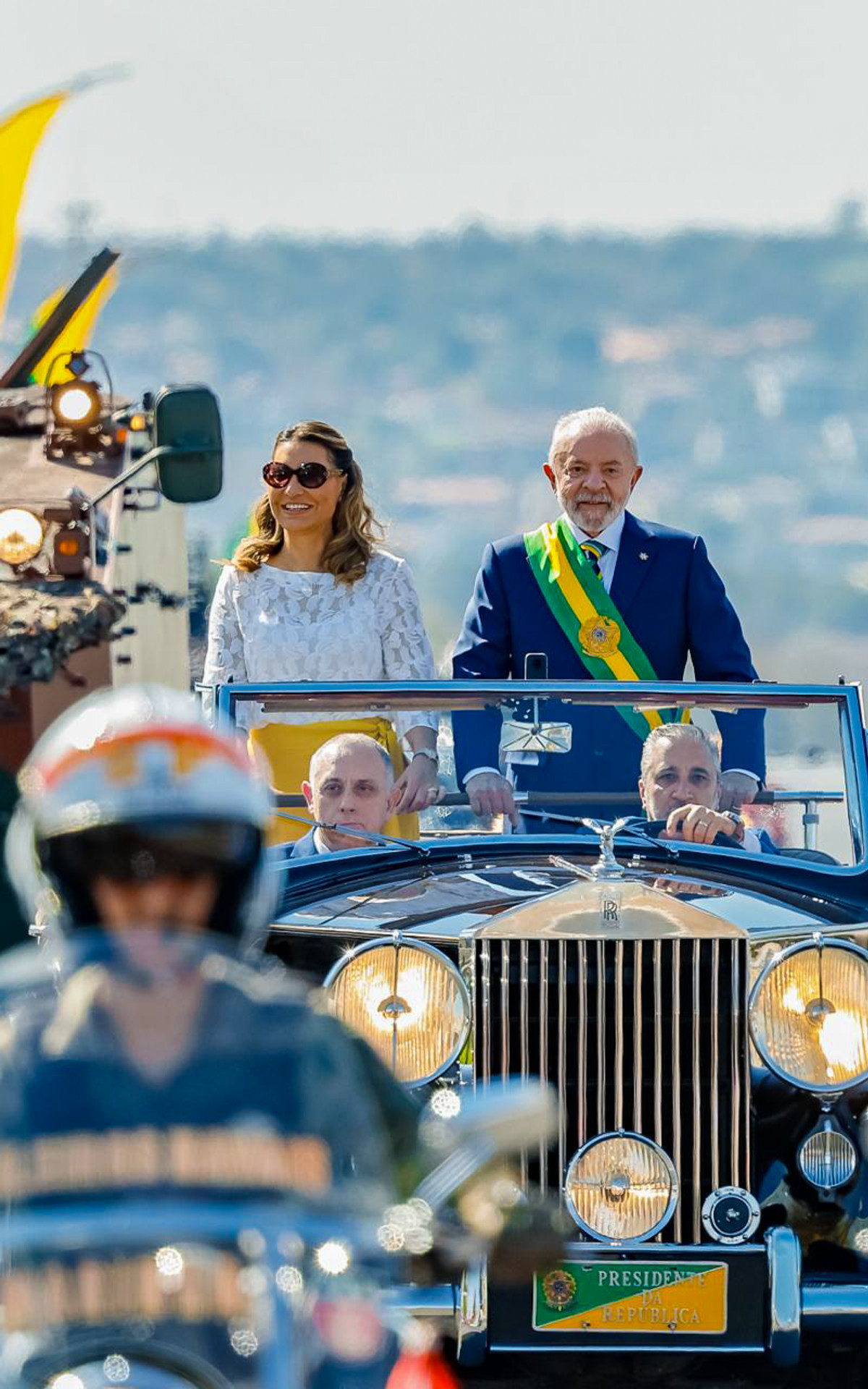 Presidente Luiz Inácio Lula da Silva participou do desfile do Dia da Independência