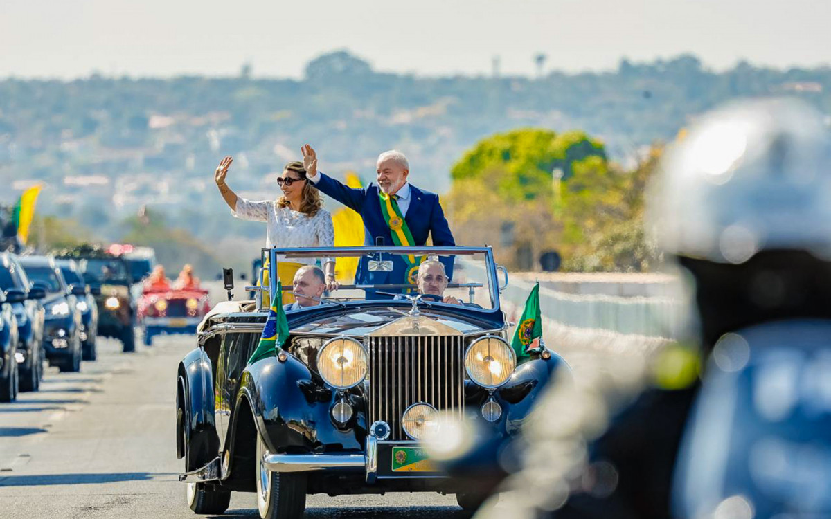 Presidente Luiz Inácio Lula da Silva participou do desfile do Dia da Independência