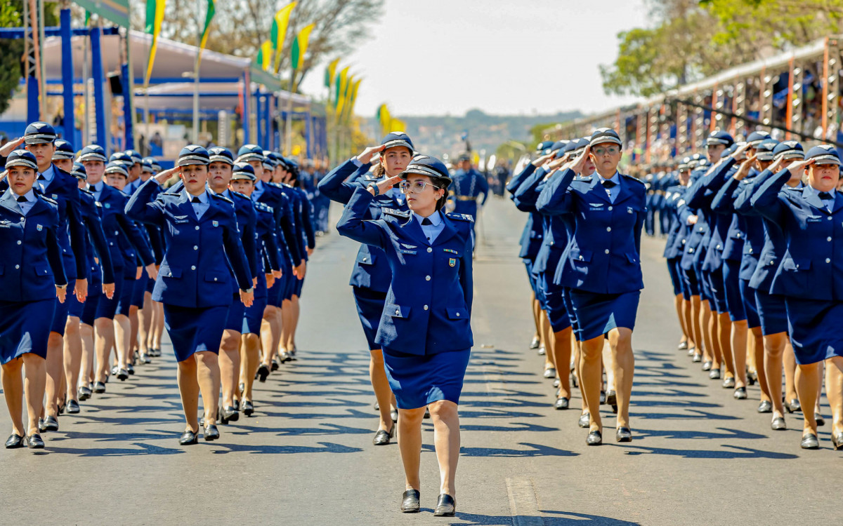 Desfile de 7 de setembro aconteceu na Esplanada dos Ministérios, em Brasília