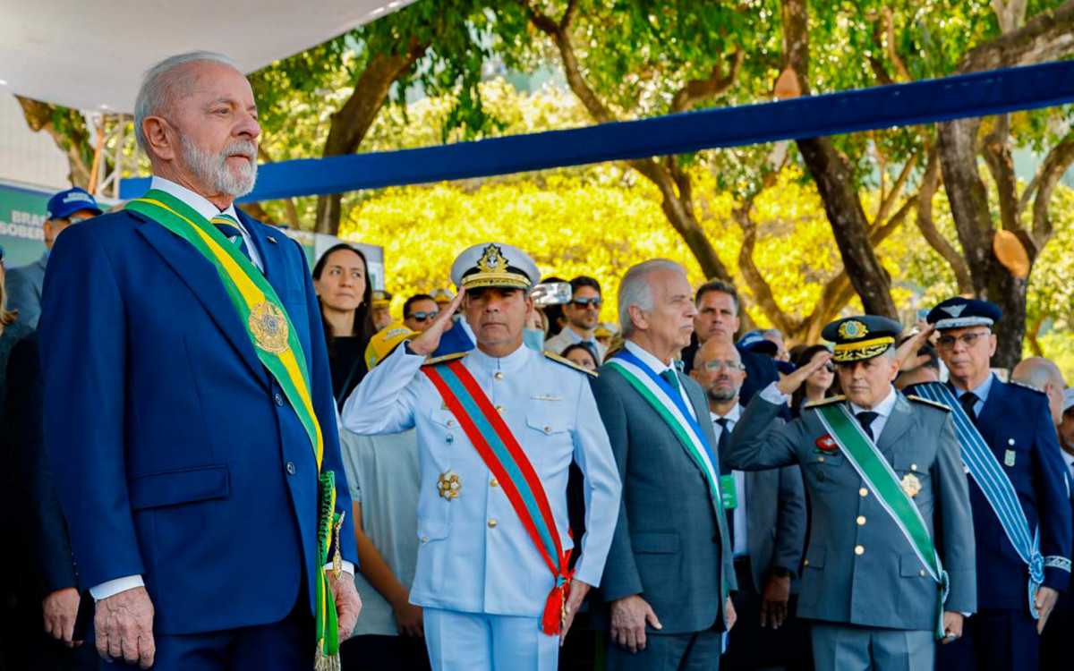 Presidente Lula durante o Desfile do Dia da Independência