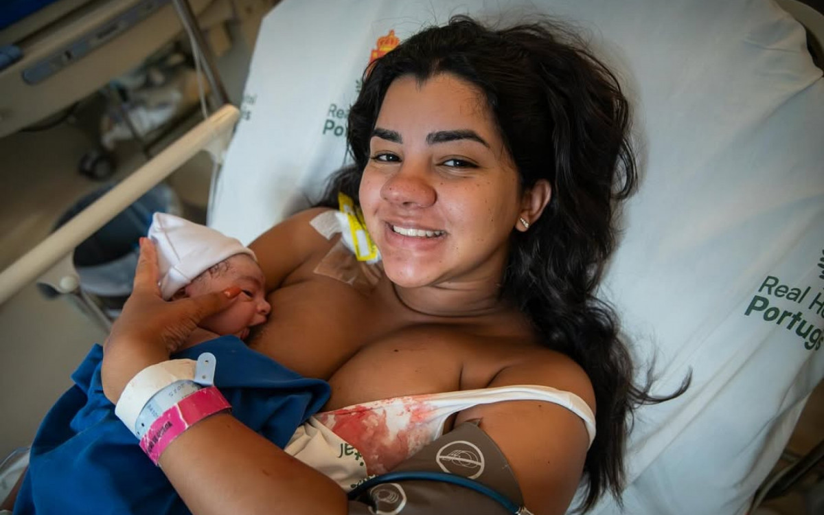 Ary Mirelle deu &agrave; luz segundo filho com Jo&atilde;o Gomes 