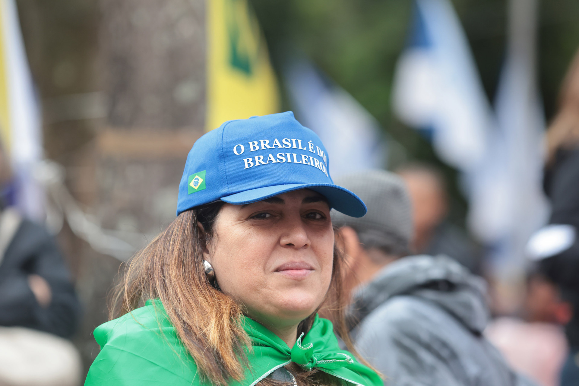 Manifestantes defenderam a soberania nacional no Dia da Independência, em São Paulo - Paulo Pinto/Agência Brasil