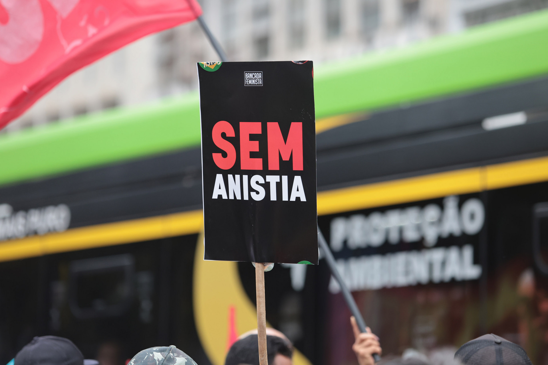 Manifestantes defenderam a soberania nacional no Dia da Independência, em São Paulo - Paulo Pinto/Agência Brasil