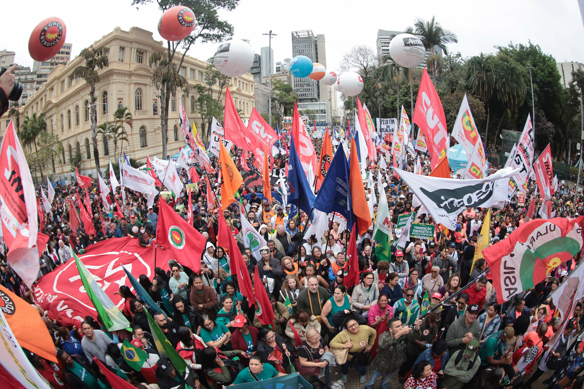 Manifestantes defenderam a soberania nacional no Dia da Independência, em São Paulo - Paulo Pinto/Agência Brasil