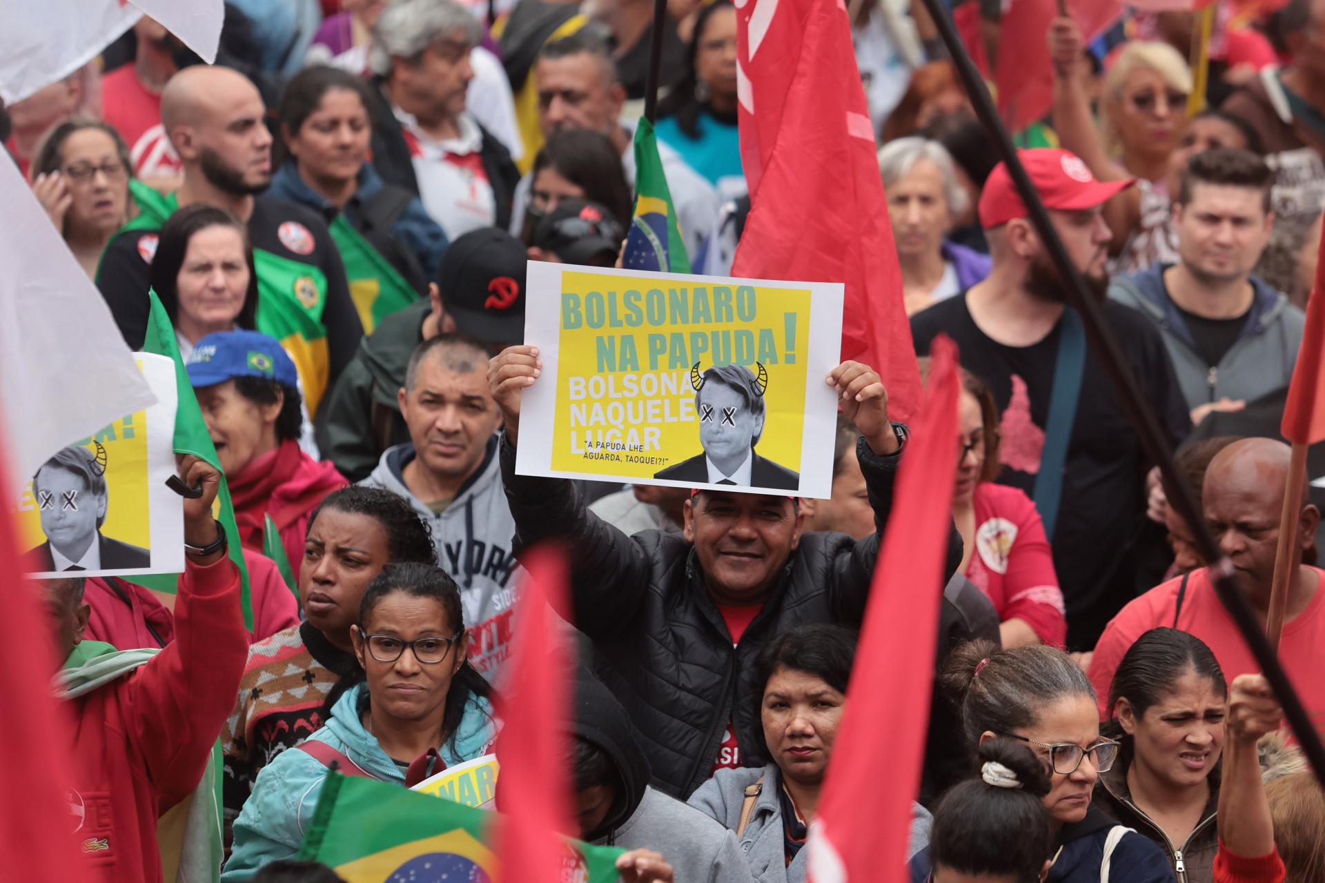 Manifestantes defenderam a soberania nacional no Dia da Independência, em São Paulo - Paulo Pinto/Agência Brasil