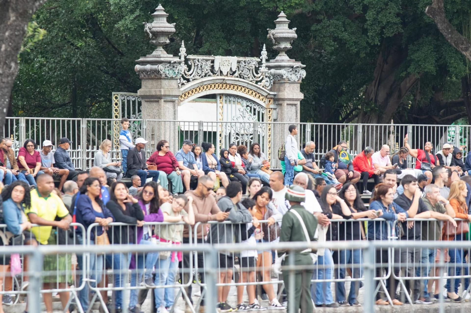 Desfile Cívico-Militar pelo 7 de Setembro na Avenida Presidente Vargas foi realizado neste domingo - Érica Martin/Agência O Dia