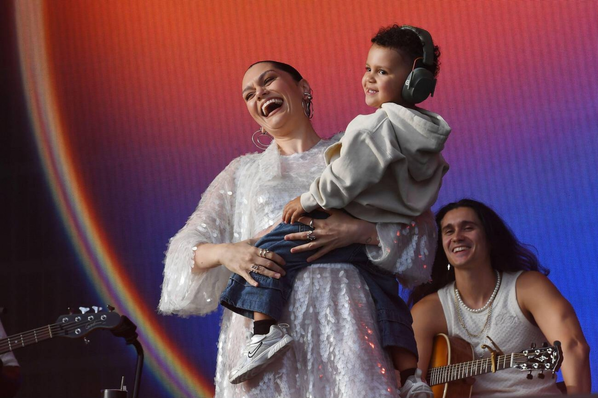 Jessie J e seu filho Sky - Reprodu&ccedil;&atilde;o/X