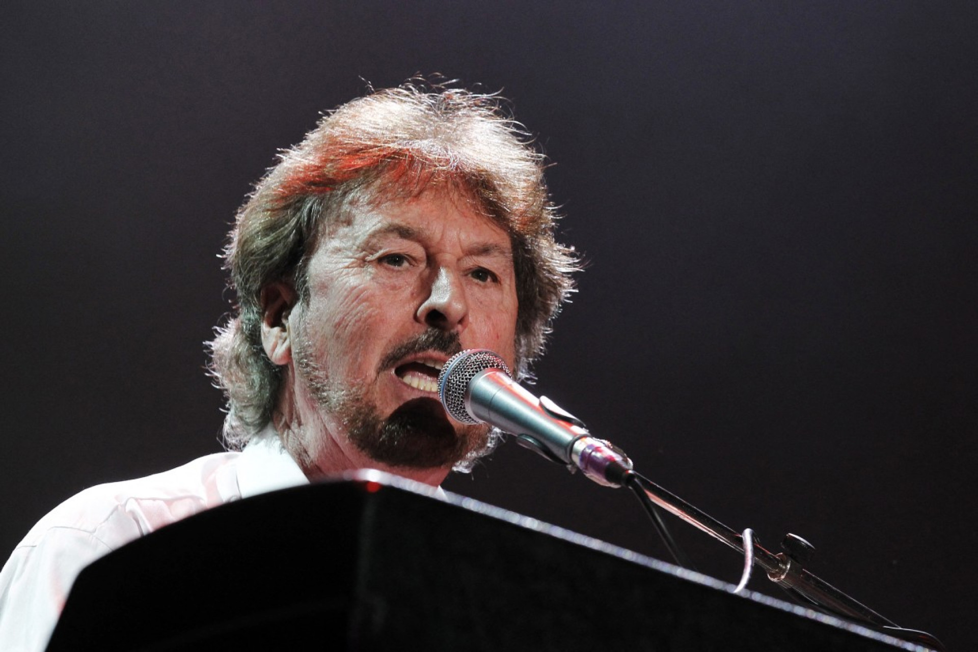 Rick Davies em show de tributo à banda Supertramp, em 2010 - Francois Guillot / AFP