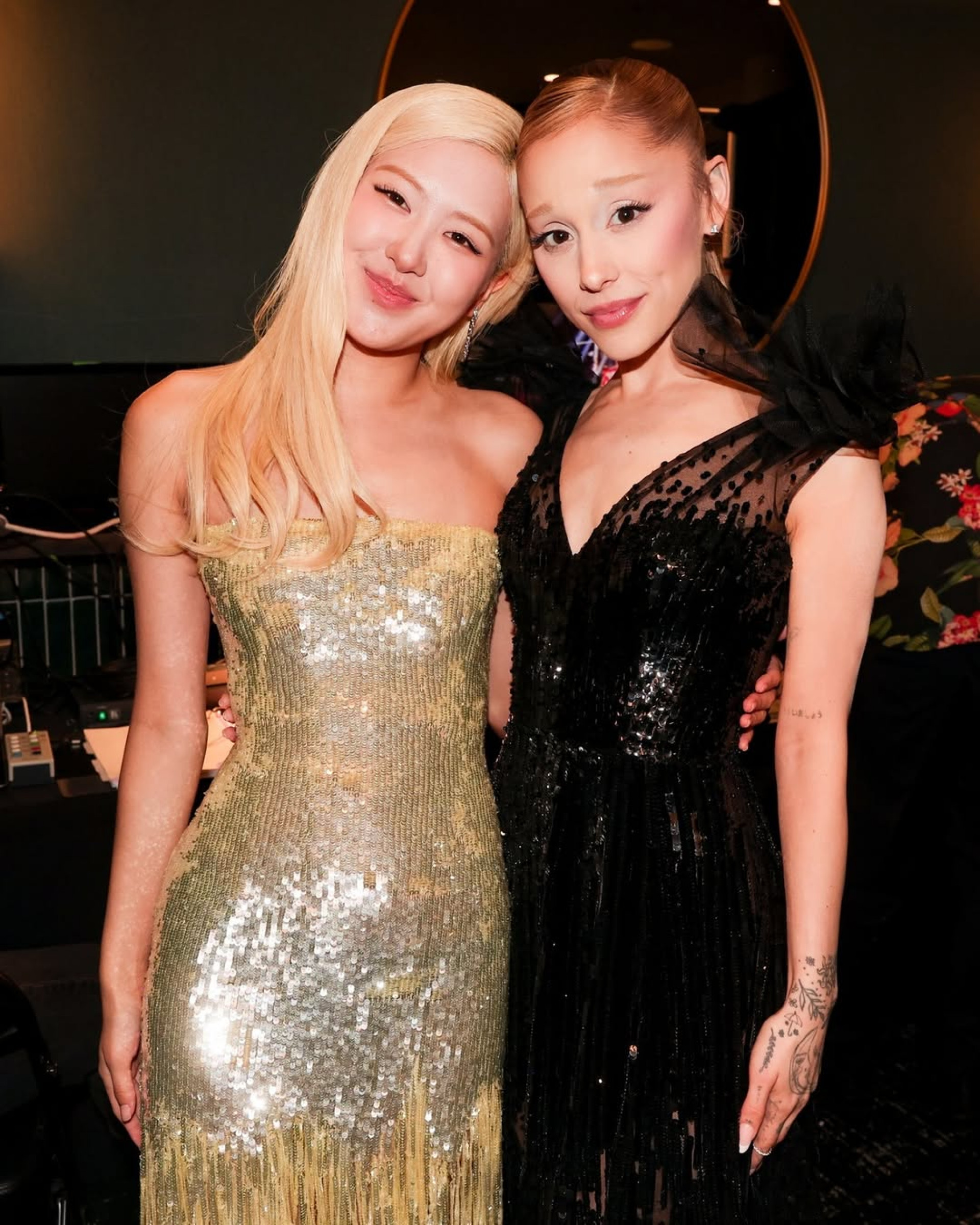 ROSÉ e Ariana Grande - Reprodução / Instagram