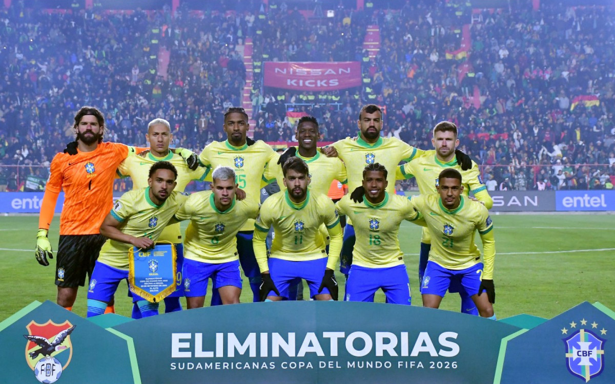 Brasil foi a campo contra a Bolívia com time praticamente todo reserva