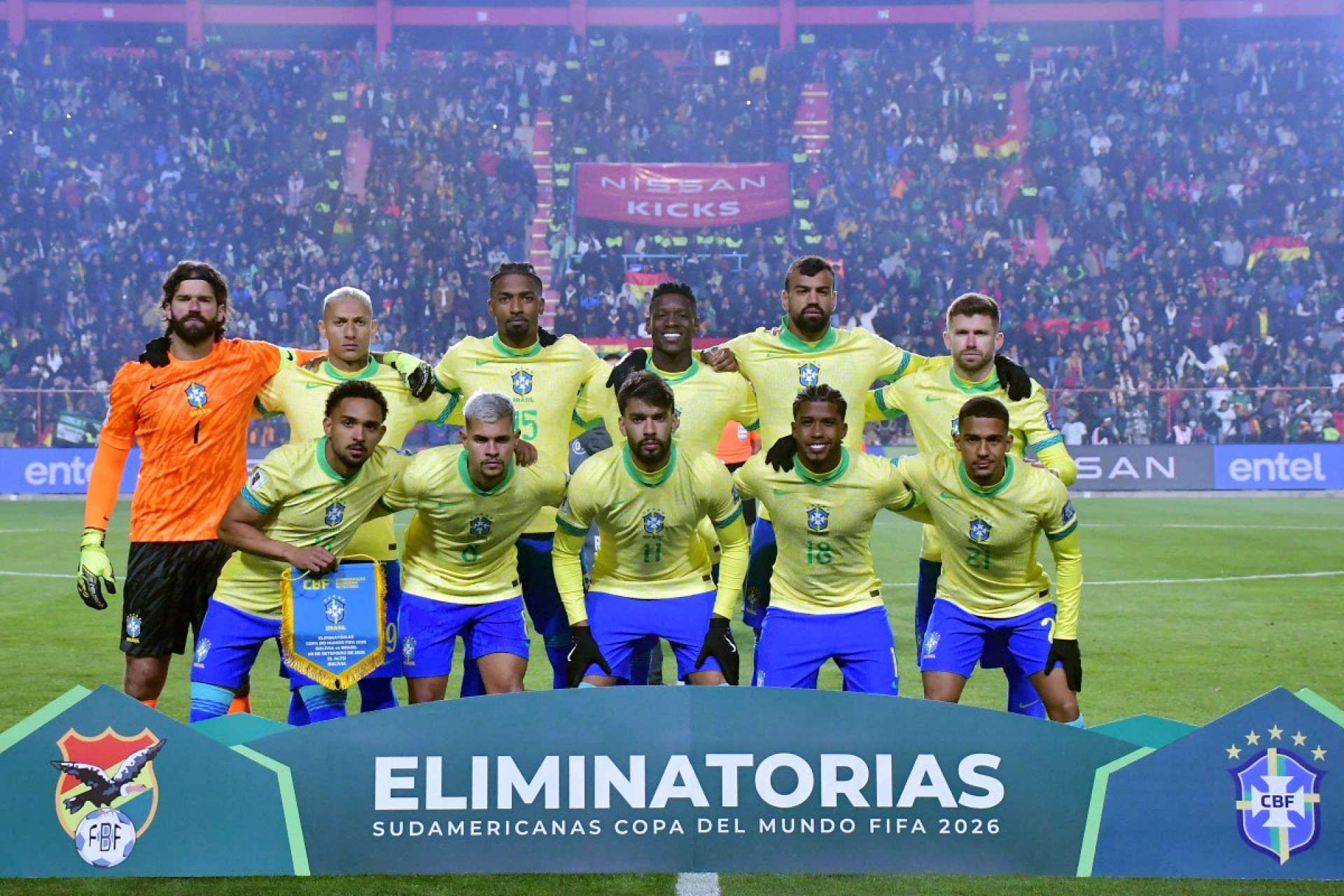 Brasil foi a campo contra a Bolívia com time praticamente todo reserva - Daniel Miranda / AFP