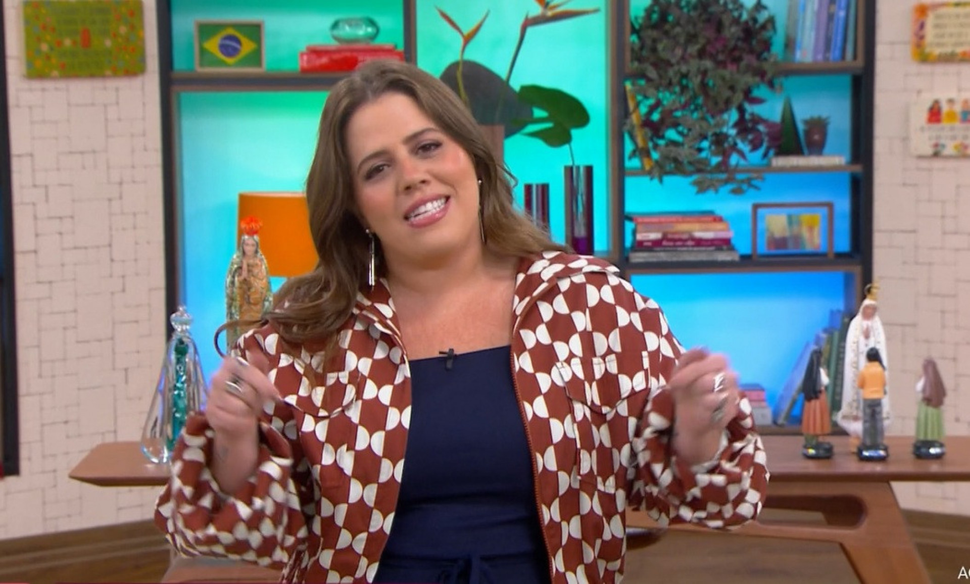 Tati Machado no 'Mais Você' - Reprodução de vídeo / TV Globo