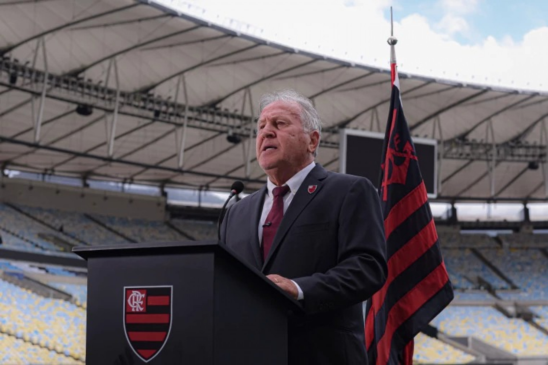 Zico participa de cerimônia que oficializou adesão do Flamengo à iniciativa da ONU
