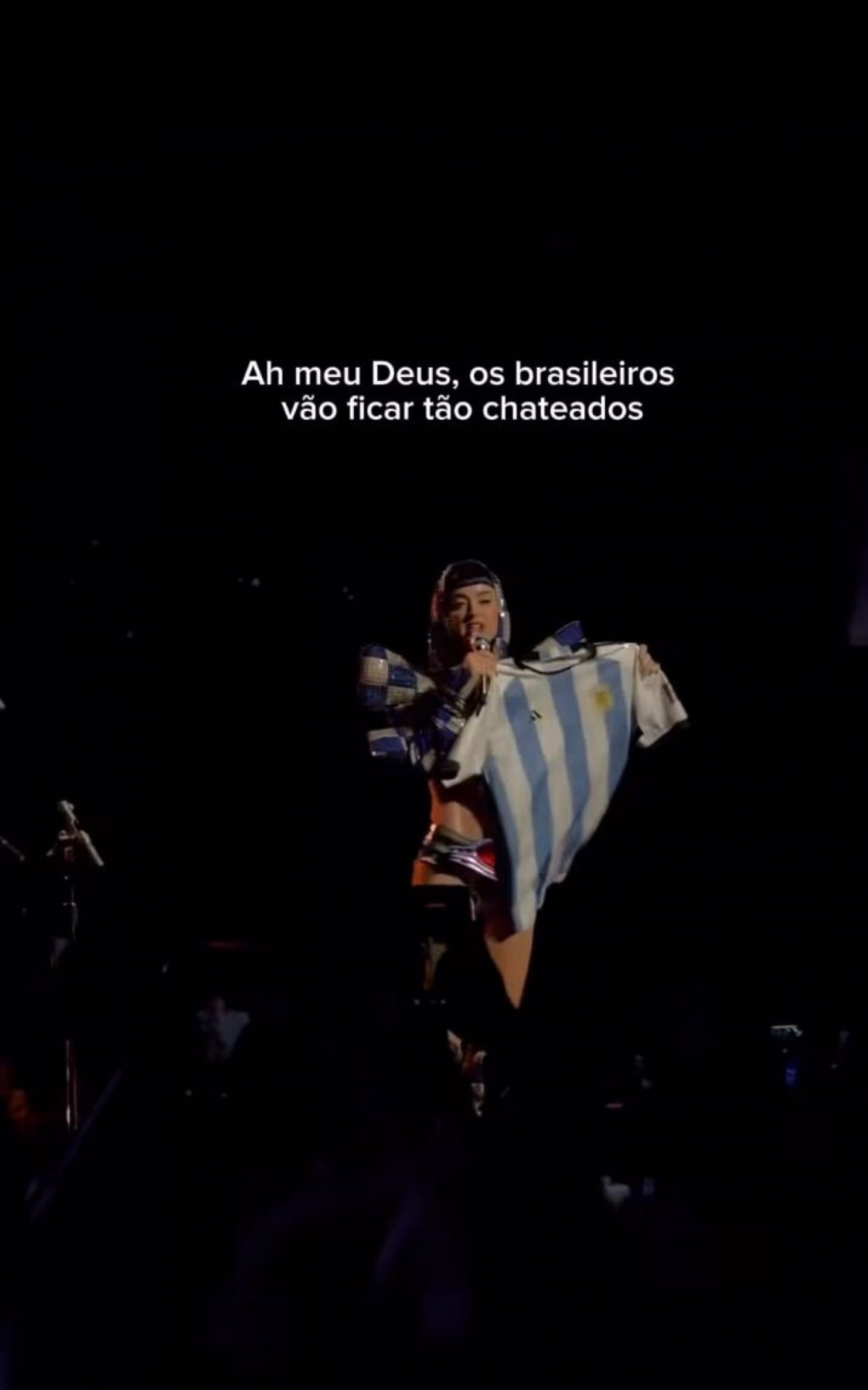 Katy Perry brinca com rivalidade entre brasileiros e argentinos - Reprodu&ccedil;&atilde;o/Instagram