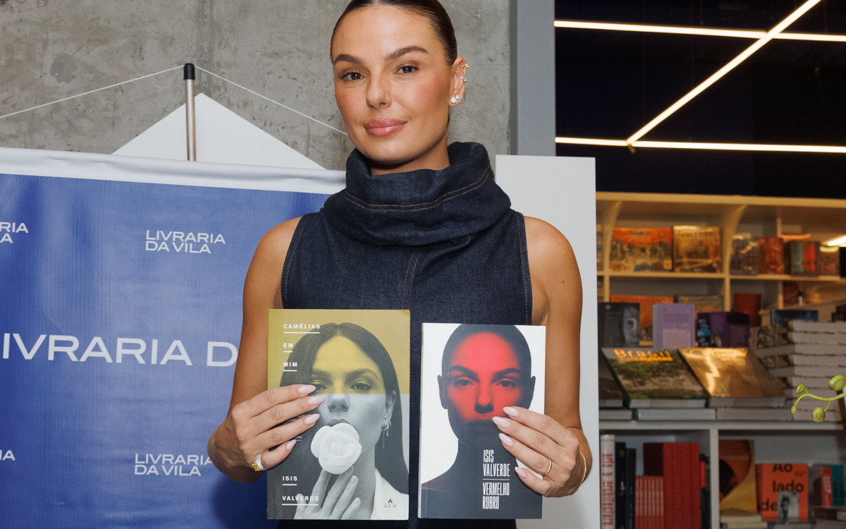 Isis Valverde é autora dos livros \'Camélias em Mim\' e \'Vermelho Rubro\'