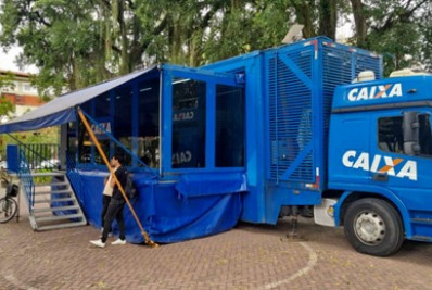 Caminhão da Caixa chega a Paraíba do Sul com atendimento exclusivo para empresas