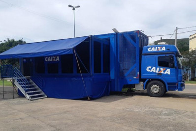 Caminhão Caixa faz atendimento a micro e pequenos empreendedores em Paraíba do Sul