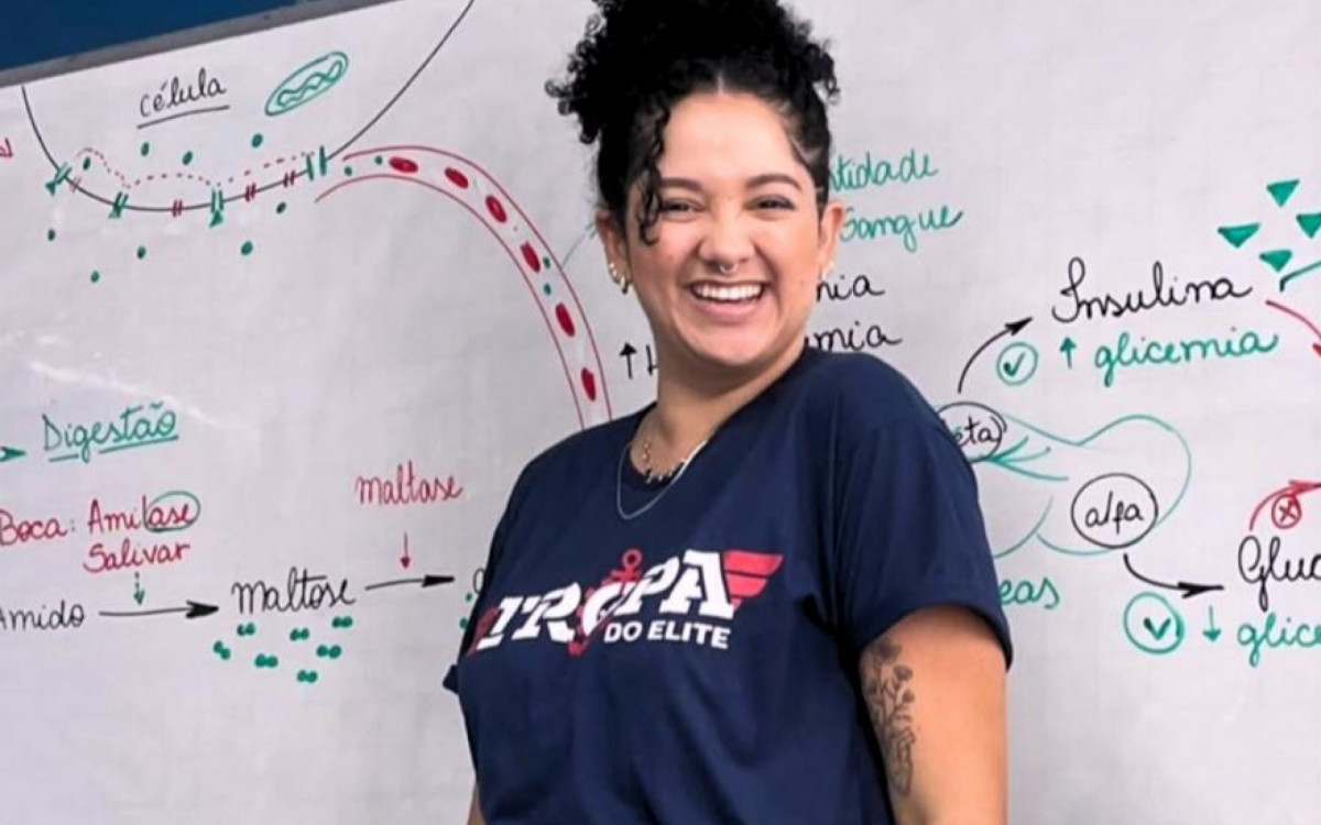 Jade Cardoso &eacute; formada em Biologia pela UFF e leciona h&aacute; 10 anos  - Arquivo pessoal