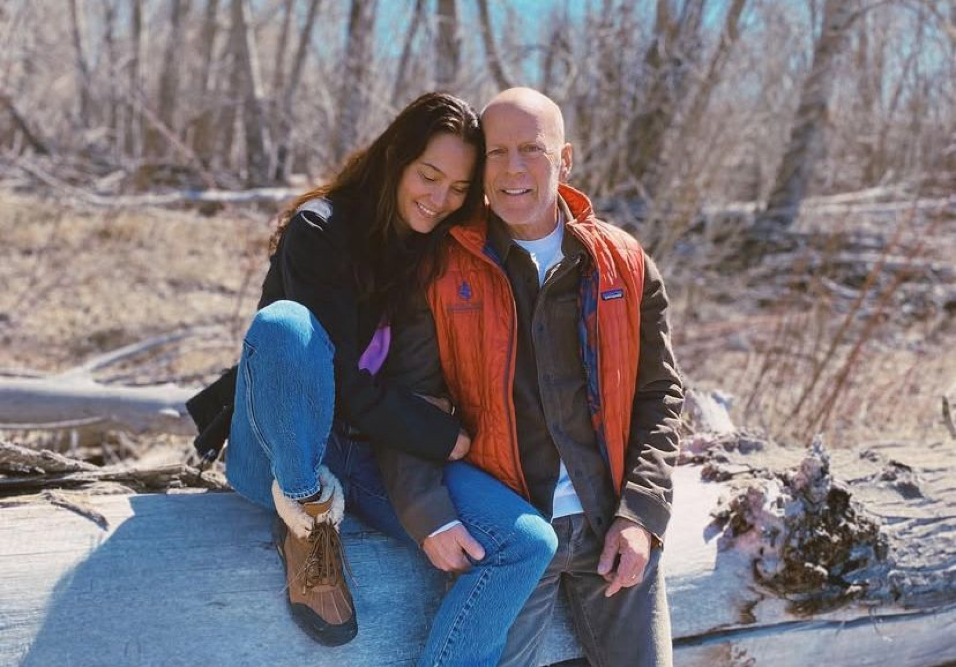 Bruce e Emma Willis - Reprodução/Instagram