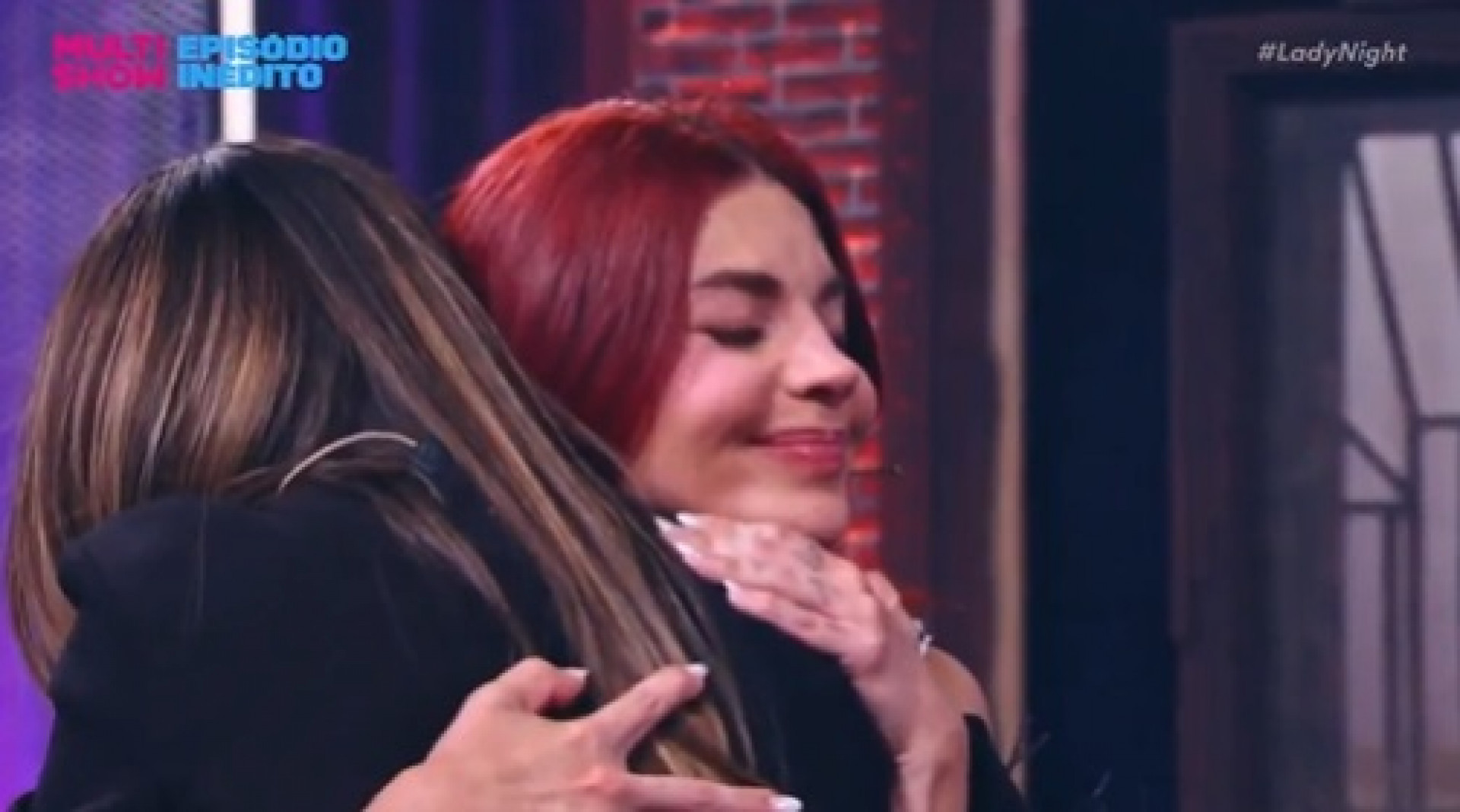 Tatá Werneck e Gkay fizeram as pazes no 'Lady Night' - Reprodução/Multishow