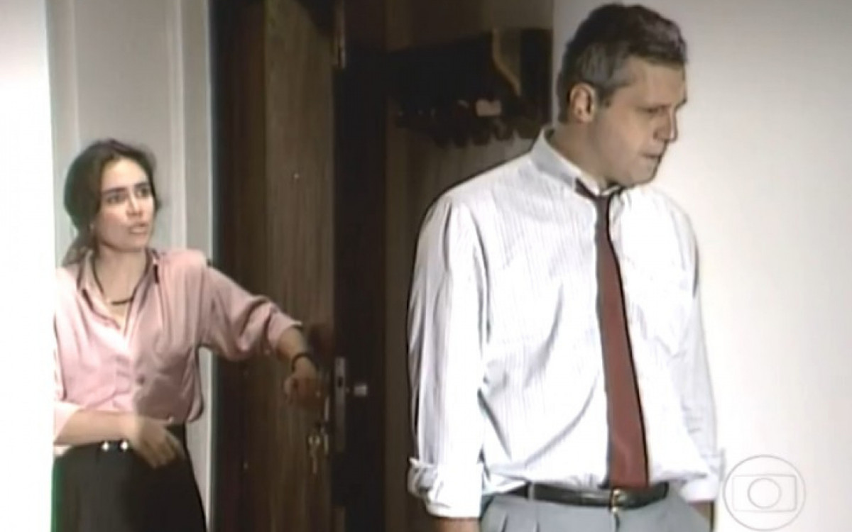 Raquel (Regina Duarte) e Ivan (Antonio Fagundes) na primeira versão de 'Vale Tudo' - Reprodução/Globo