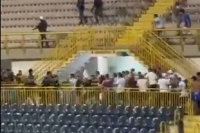 Vídeo! Torcidas de Ceará e Fortaleza promovem pancadaria em jogo de futsal