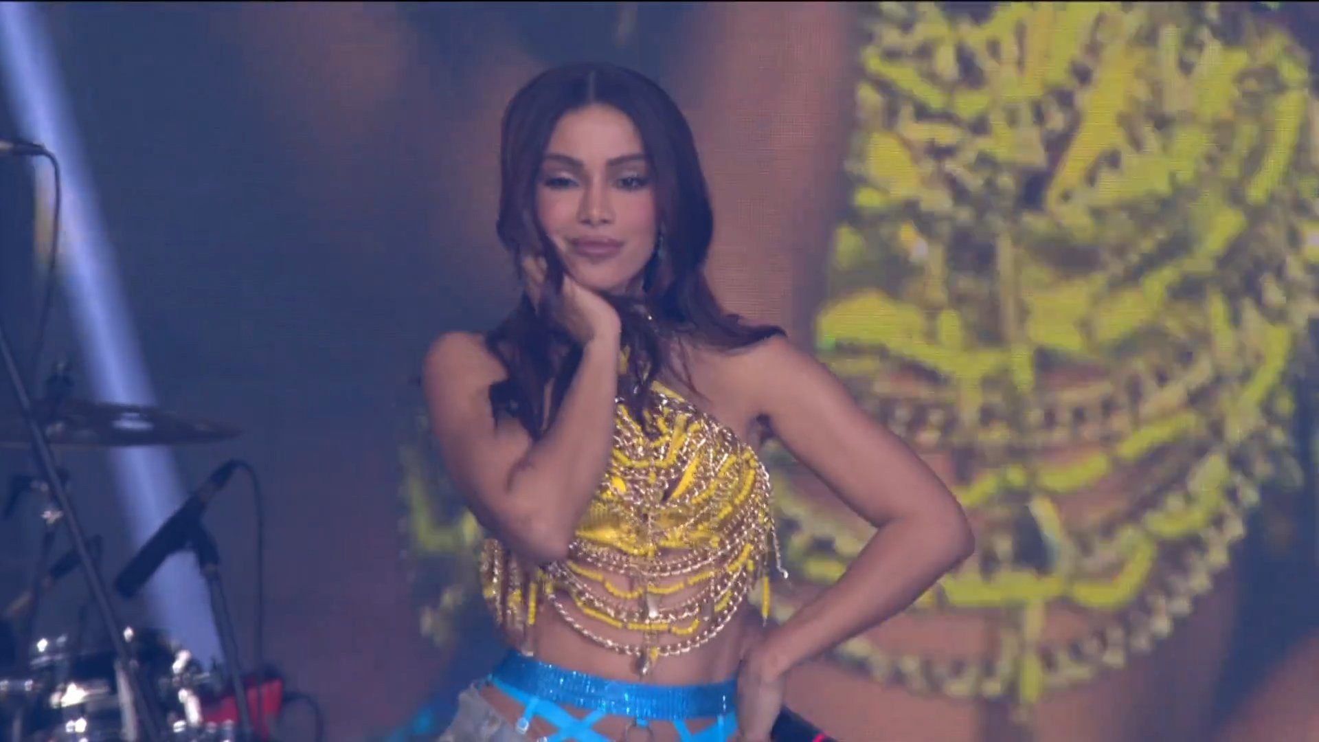 Anitta faz show no 'Estrela da Casa' e dá dicas para os participantes do reality da TV Globo - Reprodução de vídeo / X