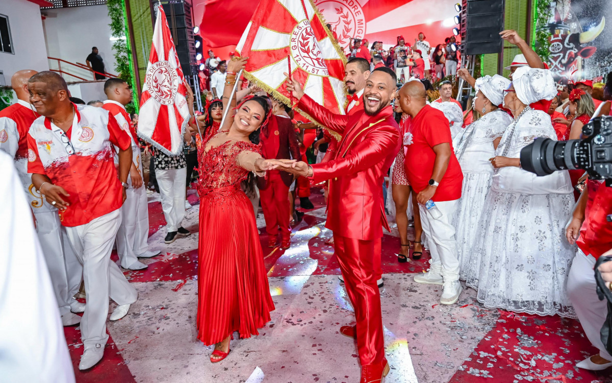 Escolha do vencedor aconteceu com grande festa na quadra da Unidos de Padre Miguel