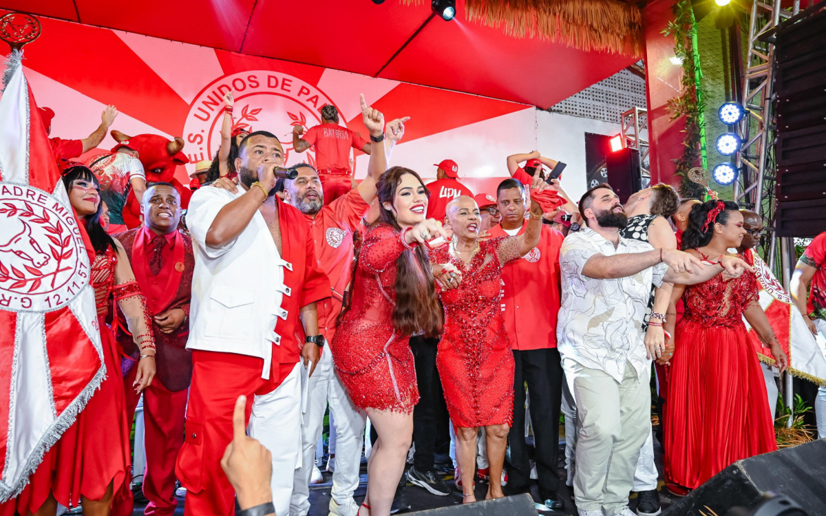 Escolha do vencedor aconteceu com grande festa na quadra da Unidos de Padre Miguel