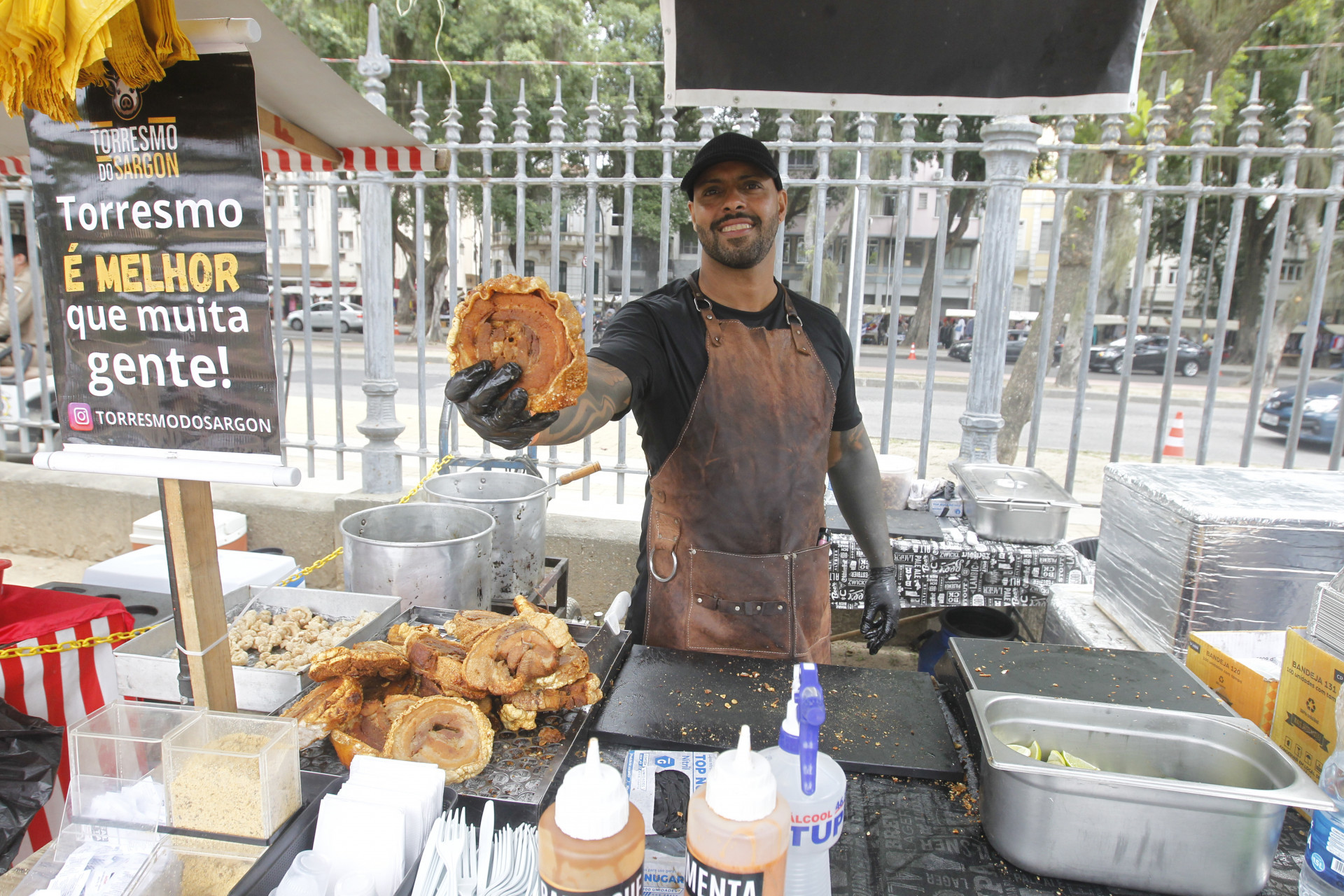 Sargom Nery, comerciante da Feira da Gl&oacute;ria - Reginaldo Pimenta / Ag&ecirc;ncia O Dia