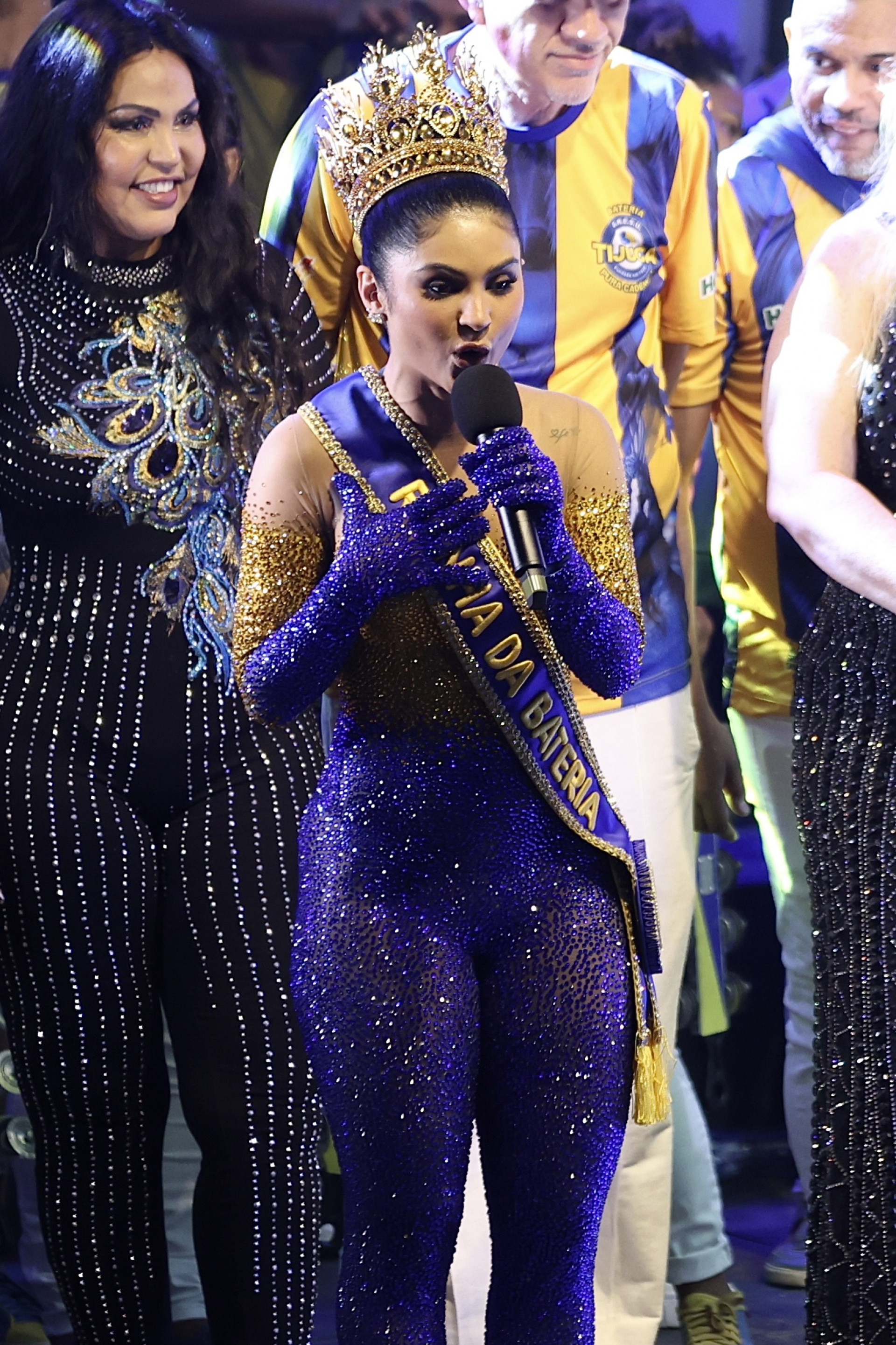 Mileide Mihaile é coroada rainha de bateria da Unidos da Tijuca - Roberto Filho / Brazil News