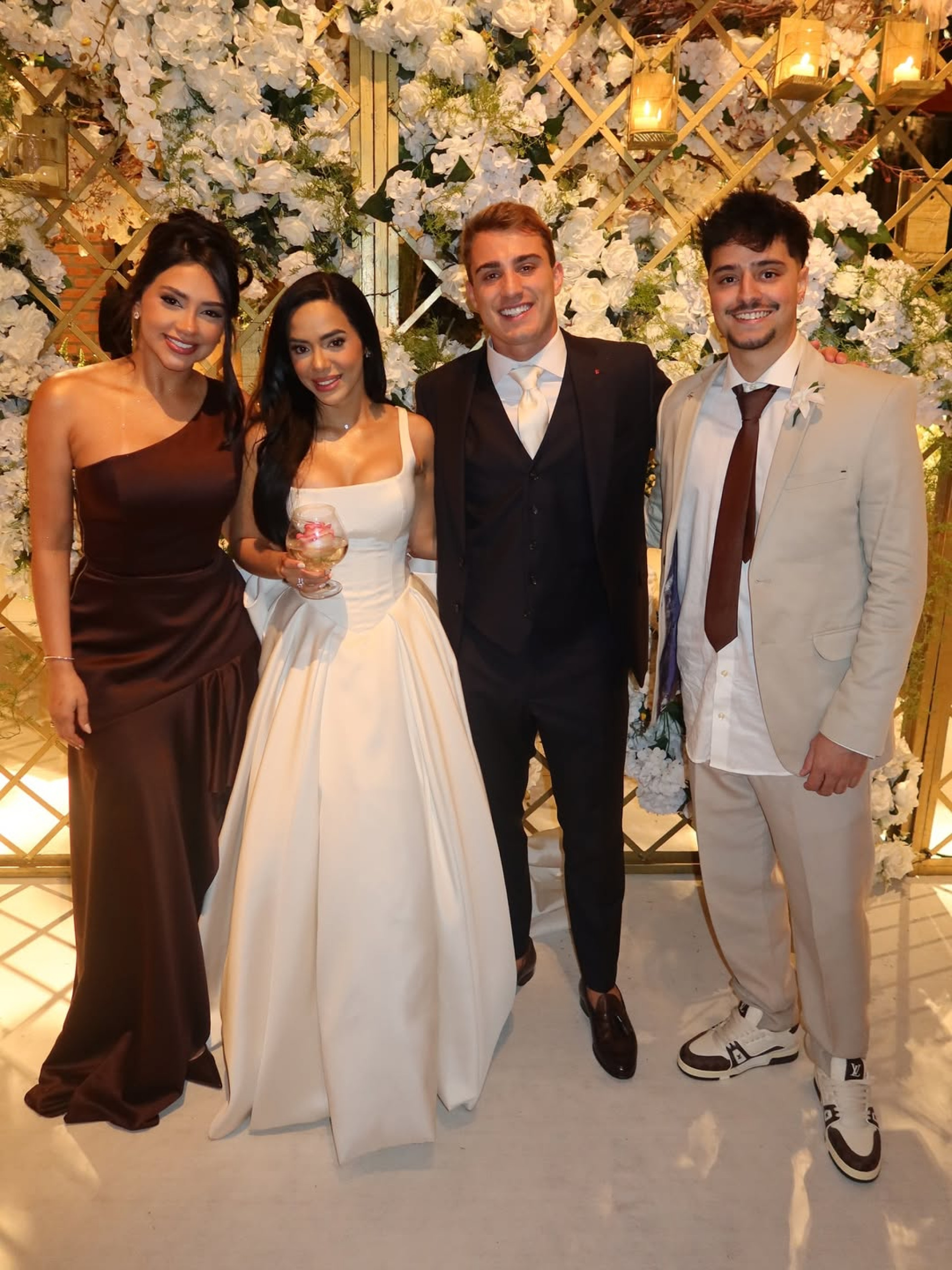 Tain&aacute; Costa, Mariely Santos, Andr&eacute; Santis e Victor Augusto, mais conhecido como Coringa - Reprodu&ccedil;&atilde;o / Instagram