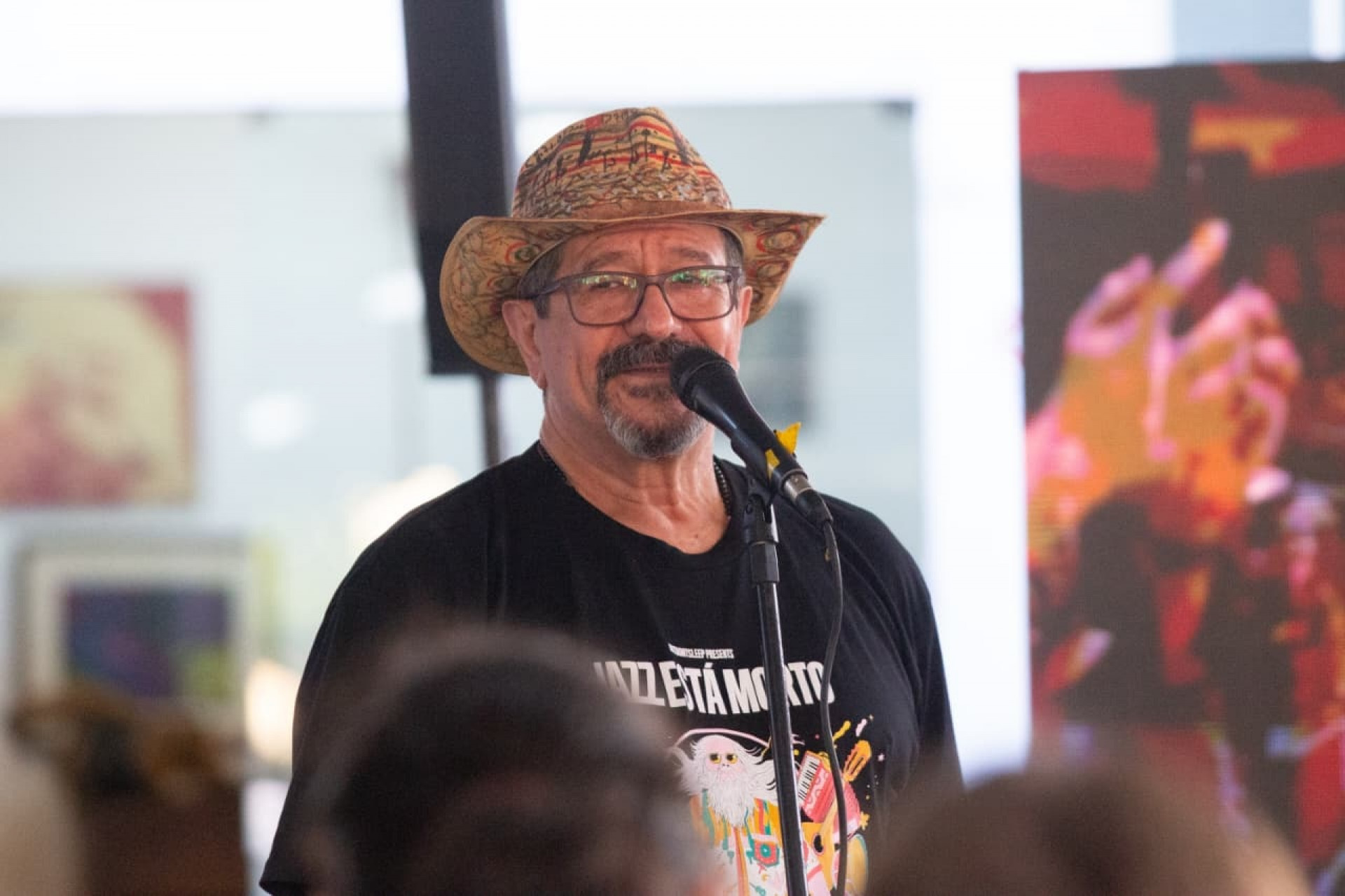 Músico e filho de Hermeto, Fábio Pascoal exaltou o legado do pai - Érica Martin/Agência O Dia