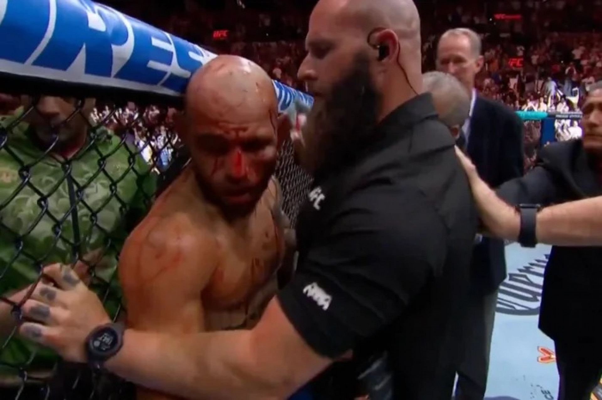 Treta marcou duelo entre Diego e Jean antes, durante e depois da luta - (Foto: Reprodu&ccedil;&atilde;o)