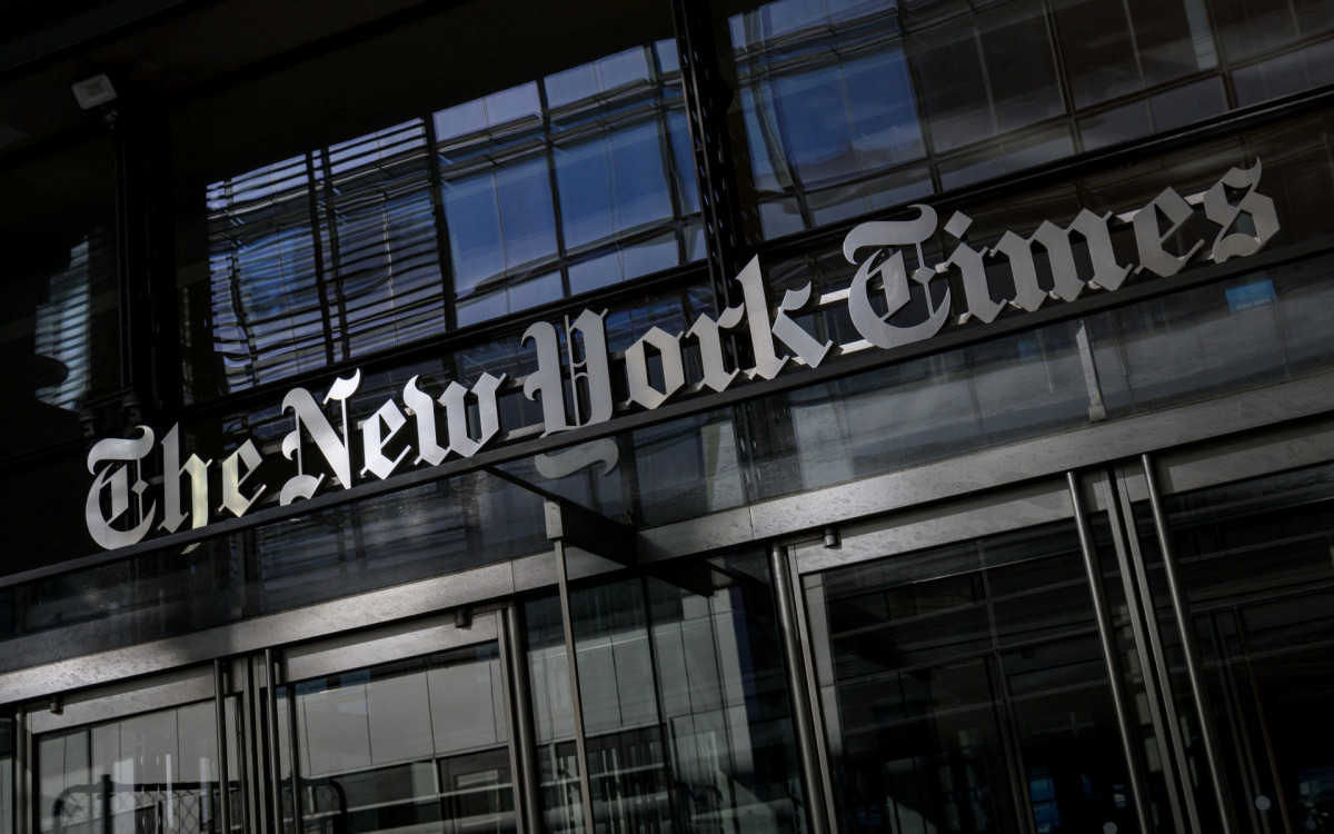 Edifício do New York Times na cidade de Nova York - AFP