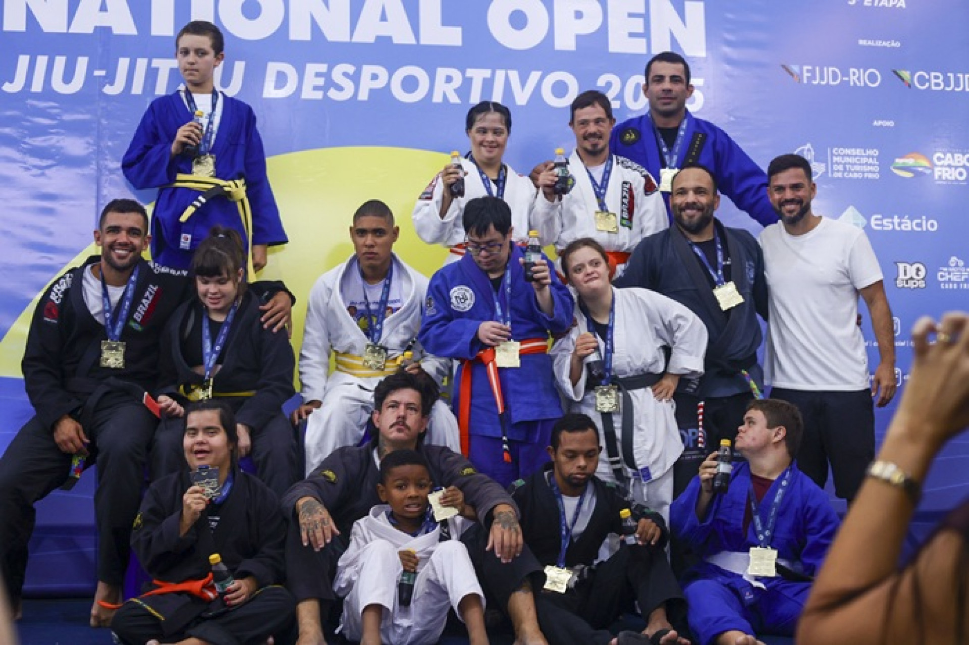 Participação de PCDs foi um dos destaques do Cabo Frio National Open  - (Foto: CBJJD)