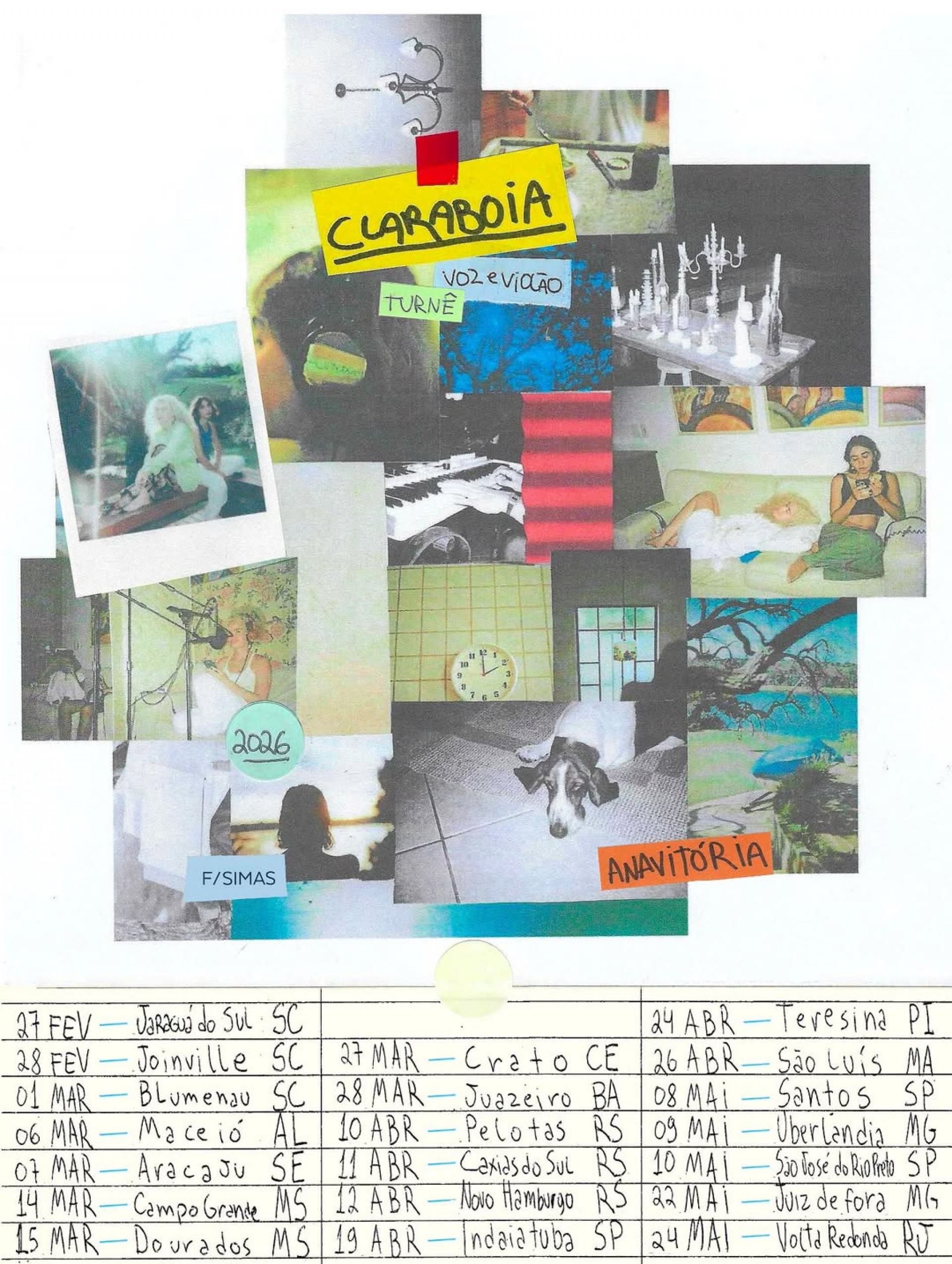 Anavitória divulgou datas da nova turnê voz e violão - Reprodução/Instagram