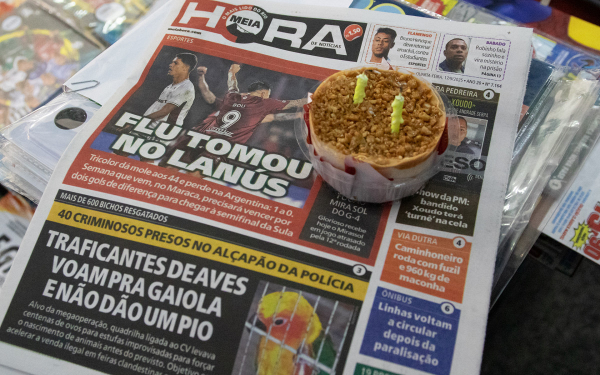 MEIA HORA se consolidou como o mais vendido em bancas no estado do Rio