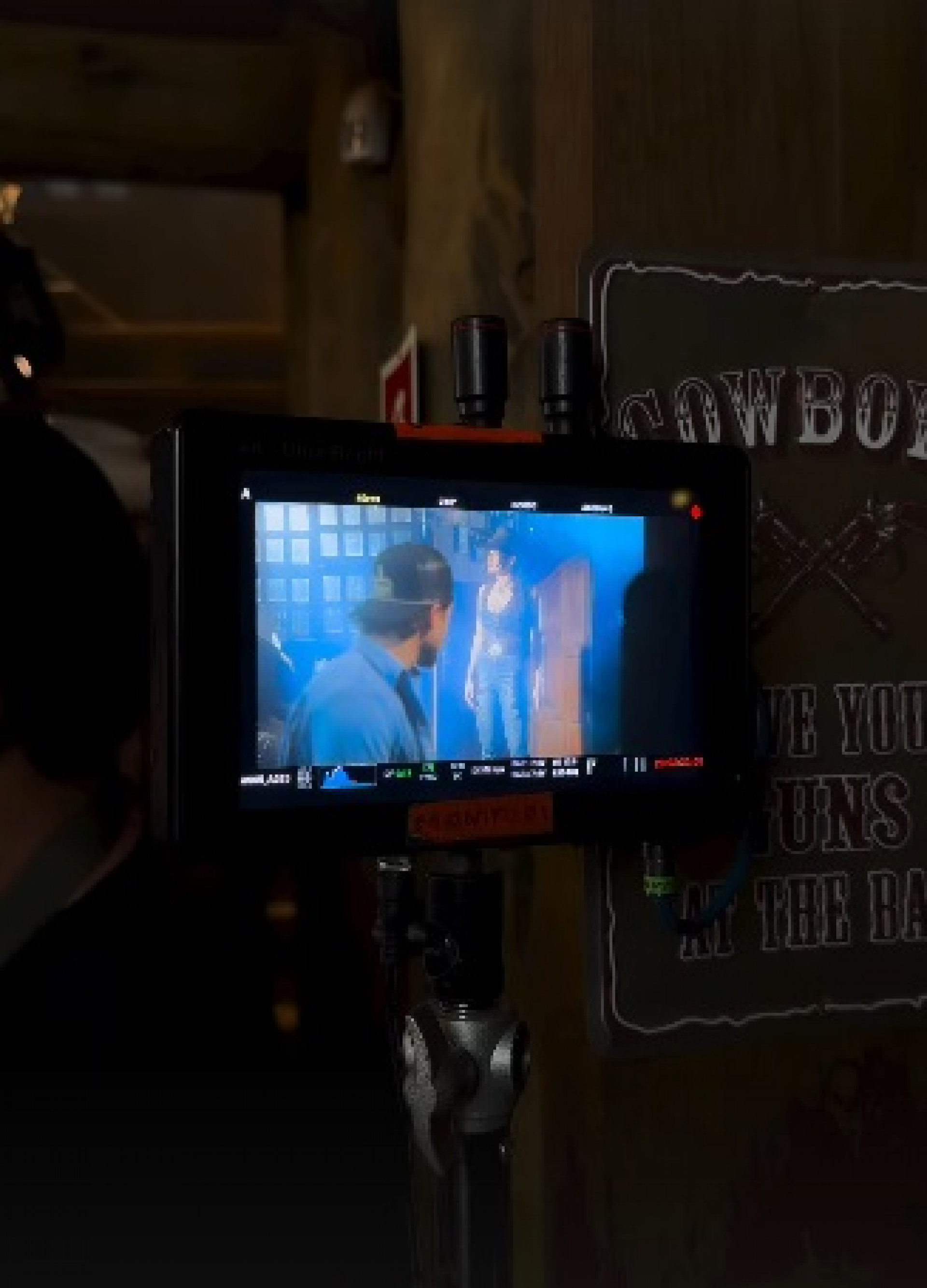 Gravação de videoclipe da parceira entre Ana Castela e Zé Felipe  - Reprodução/Instagram 