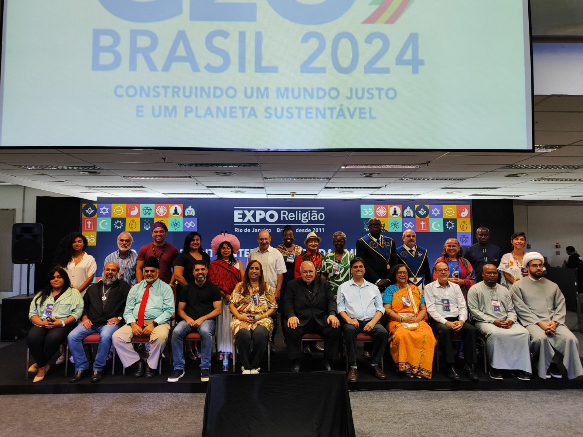Evento promove o respeito e a harmonia entre todas as religiões - Divulgação / Expo Religião