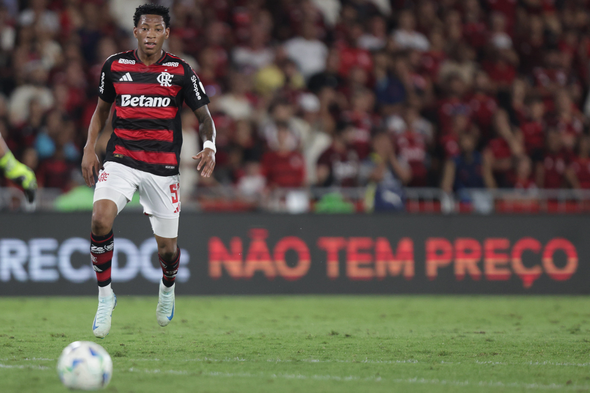 Flamengo enfrentou o Estudiantes, nesta quinta-feira (18), no Maracanã, pelo jogo de ida das quartas de final da Libertadores - Gilvan de Souza/Flamengo