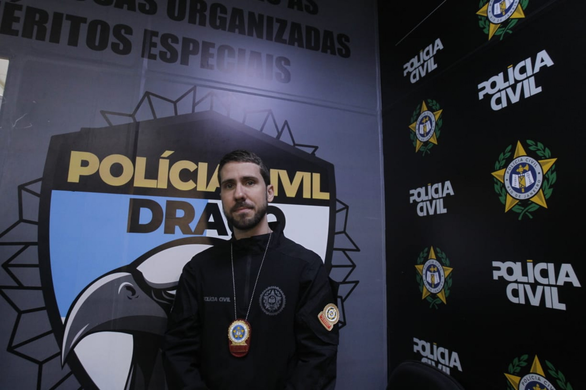 Delegado Álvaro Gomes, titular da Draco, destacou atuação de membros de organizadas em crimes - Reginaldo Pimenta / Agência O Dia